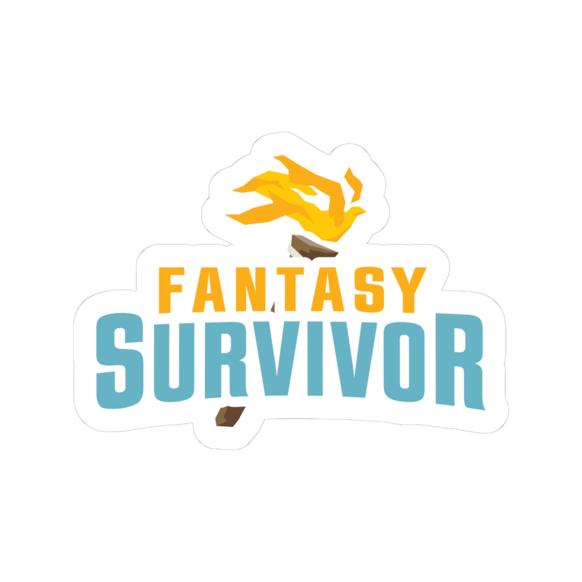 Fantasy Survivor Game Sticker