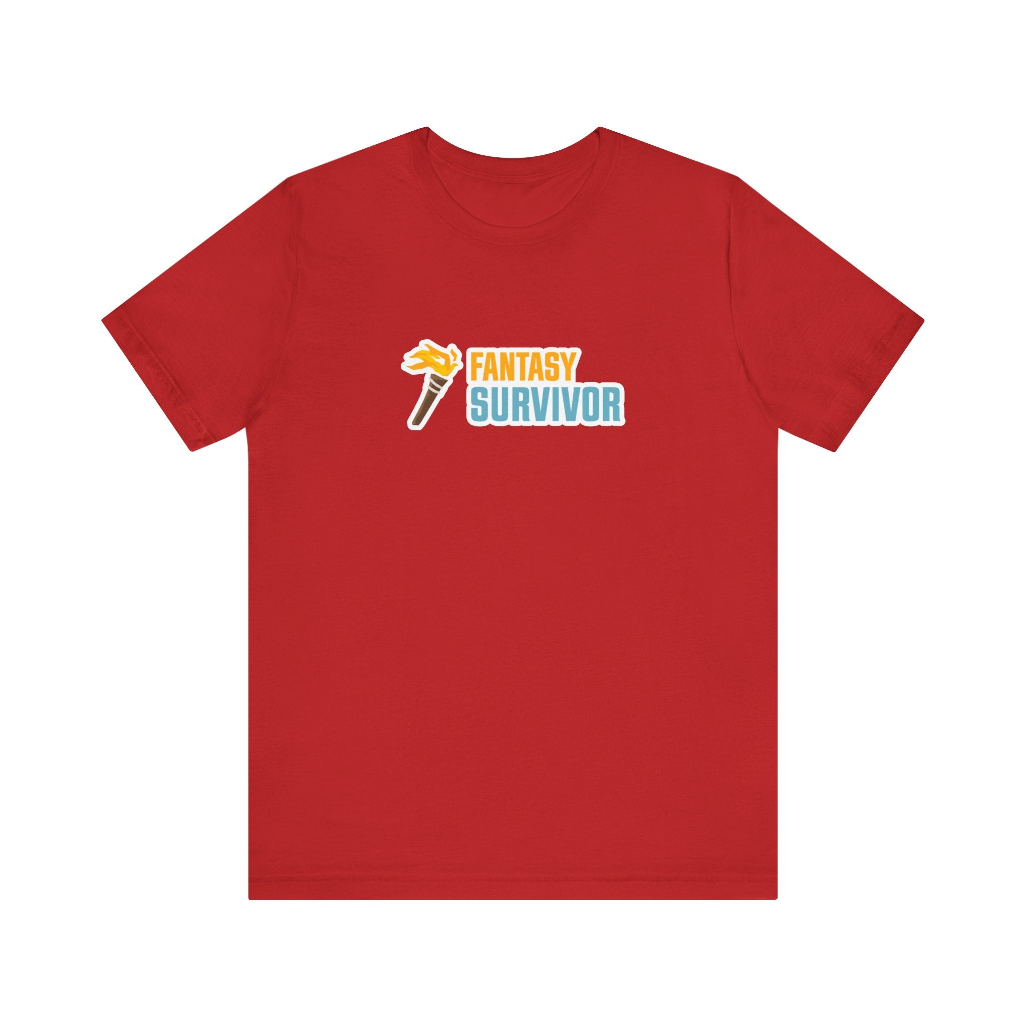 Fantasy Survivor Side Torch Logo Unisex Tee