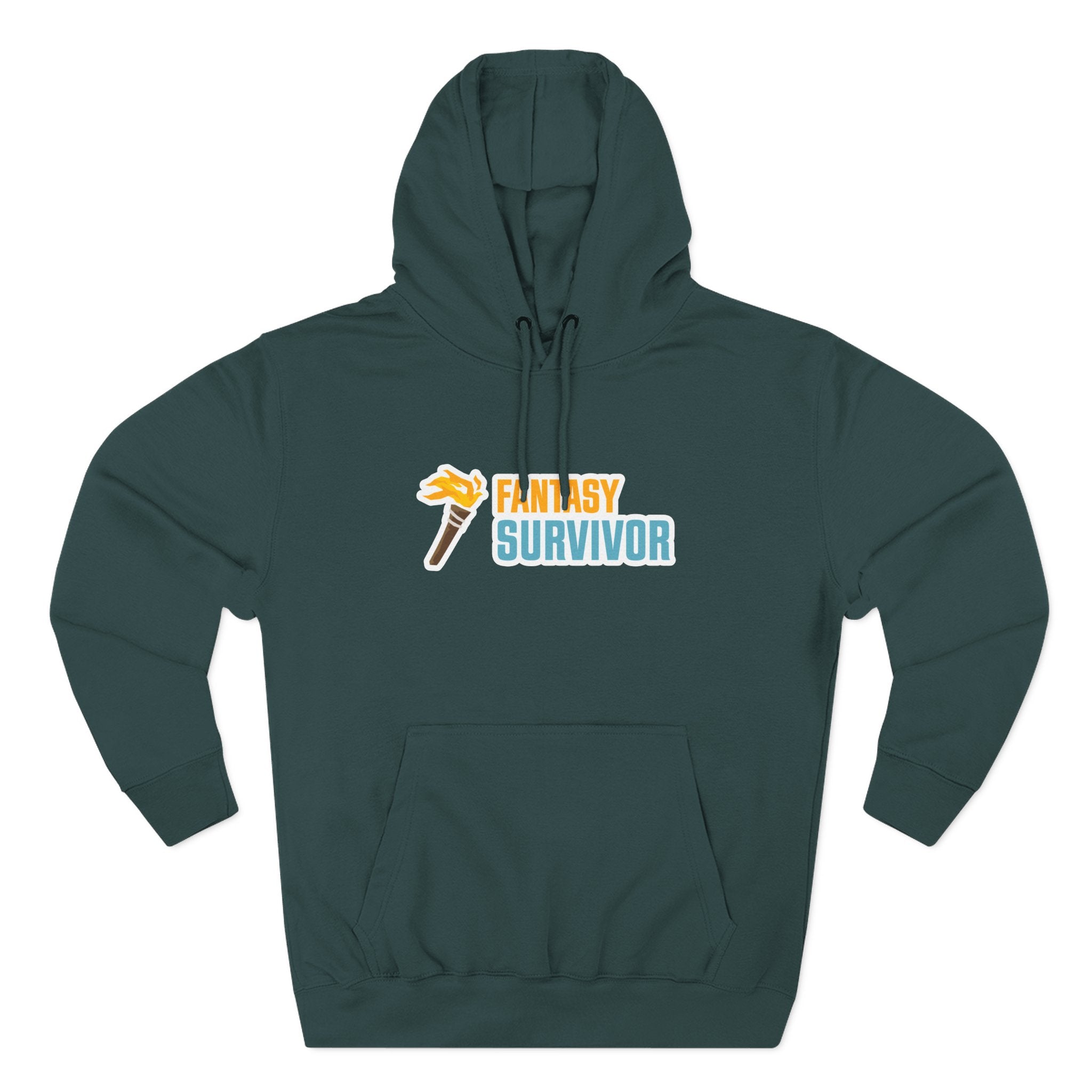 Fantasy Survivor Hoodie - Side Torch Logo