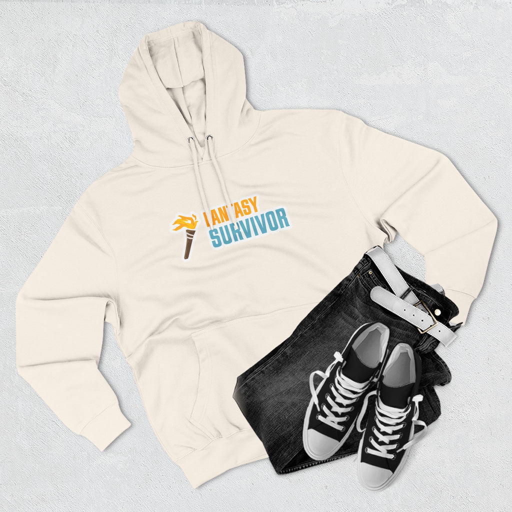 Fantasy Survivor Hoodie - Side Torch Logo