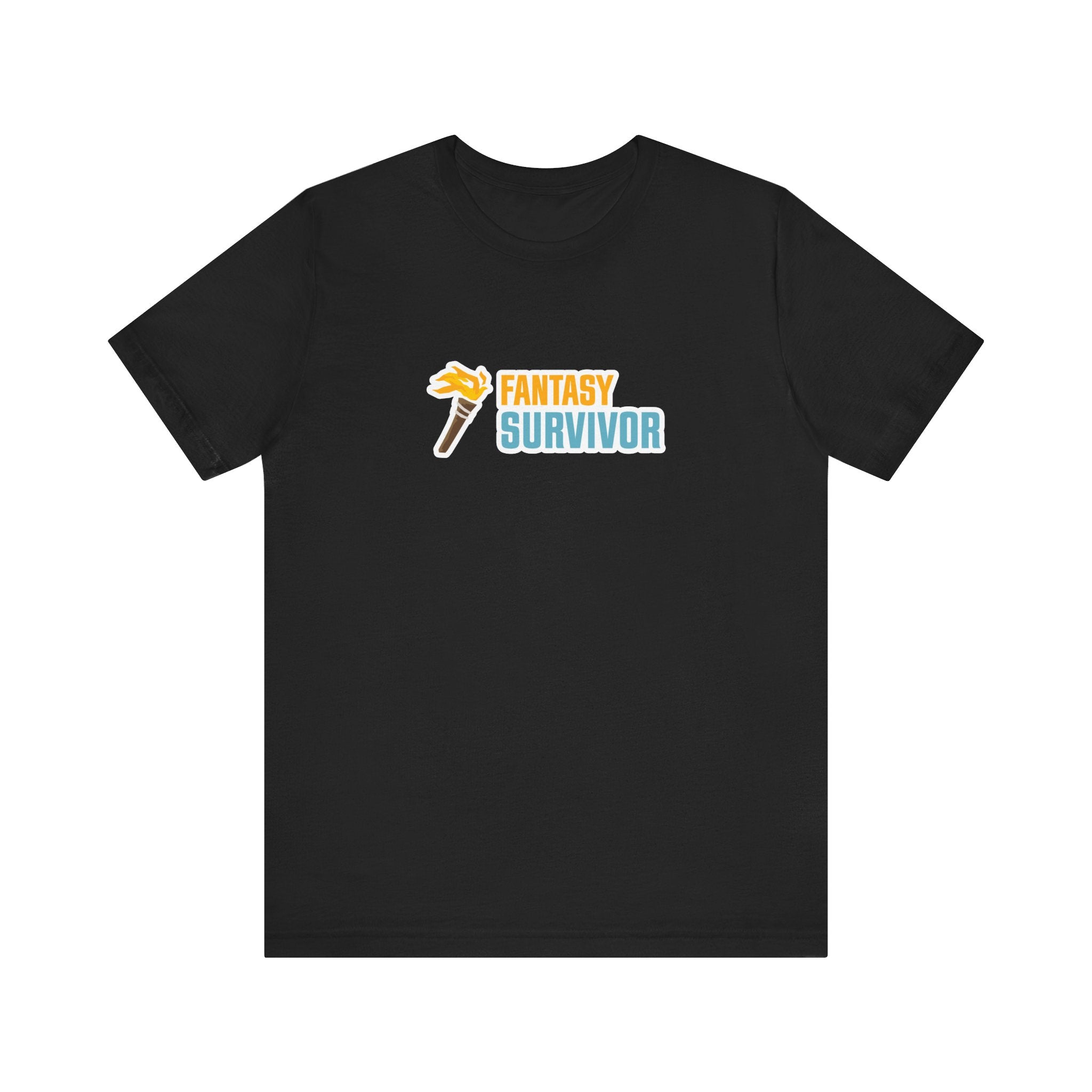 Fantasy Survivor Side Torch Logo Unisex Tee