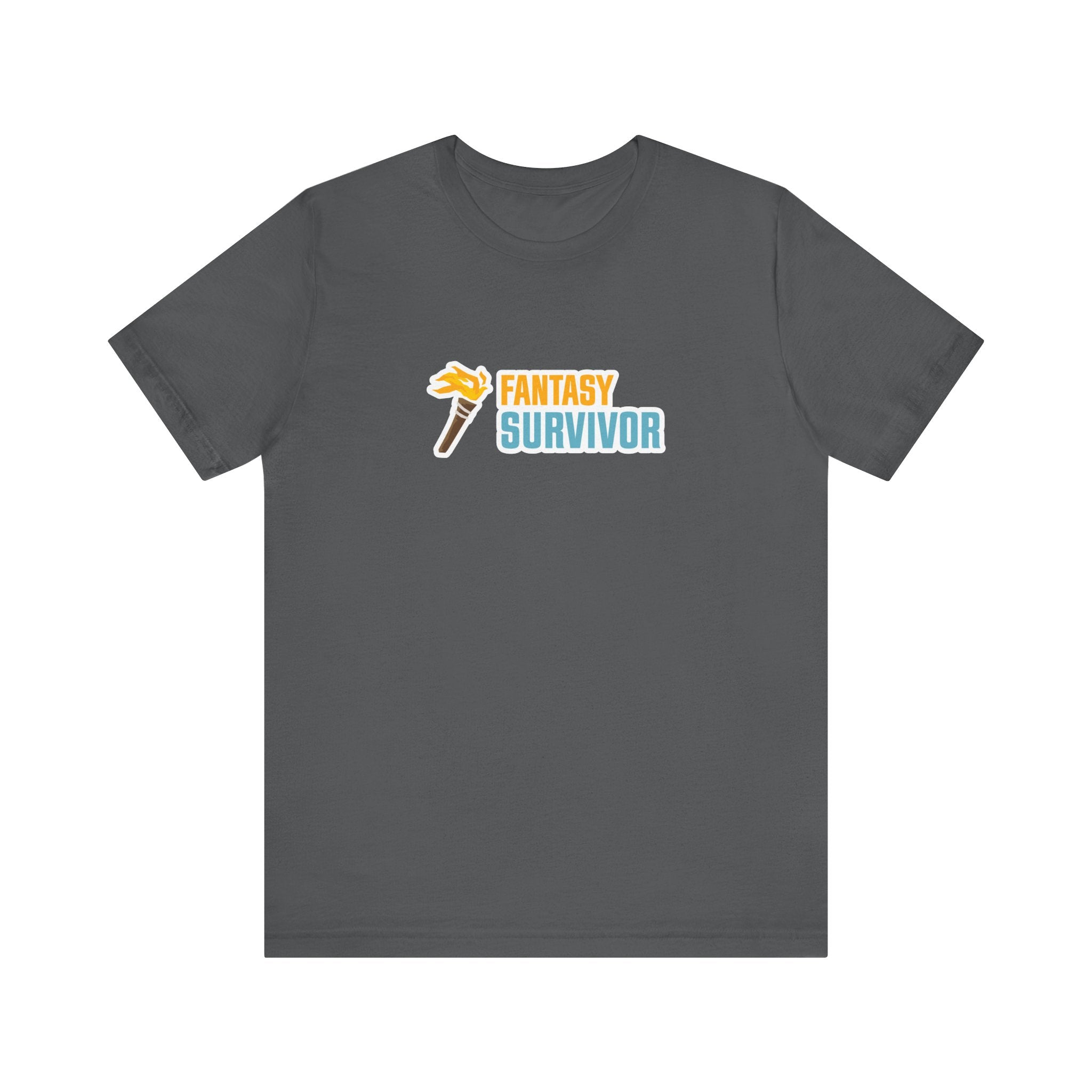 Fantasy Survivor Side Torch Logo Unisex Tee