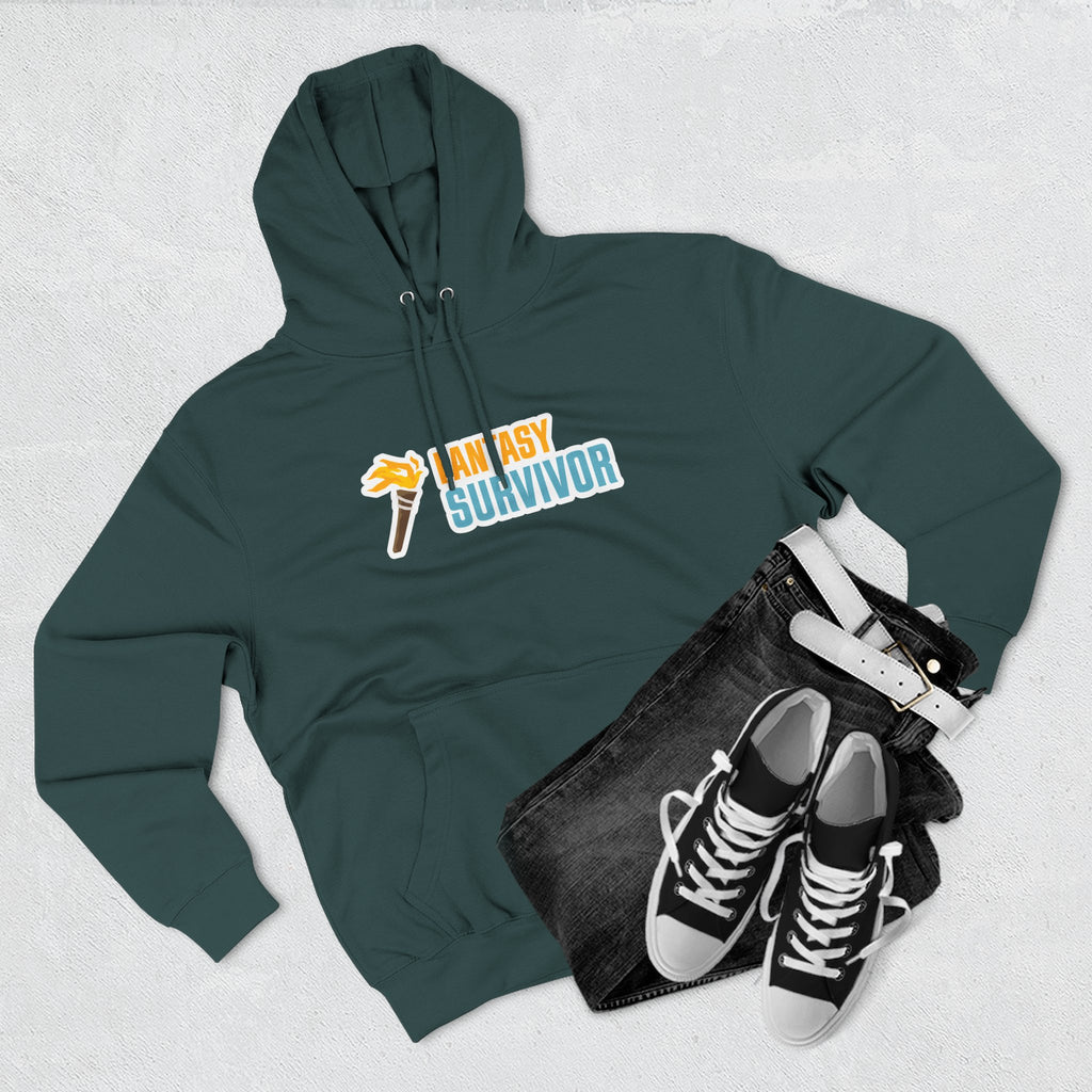 Fantasy Survivor Hoodie - Side Torch Logo