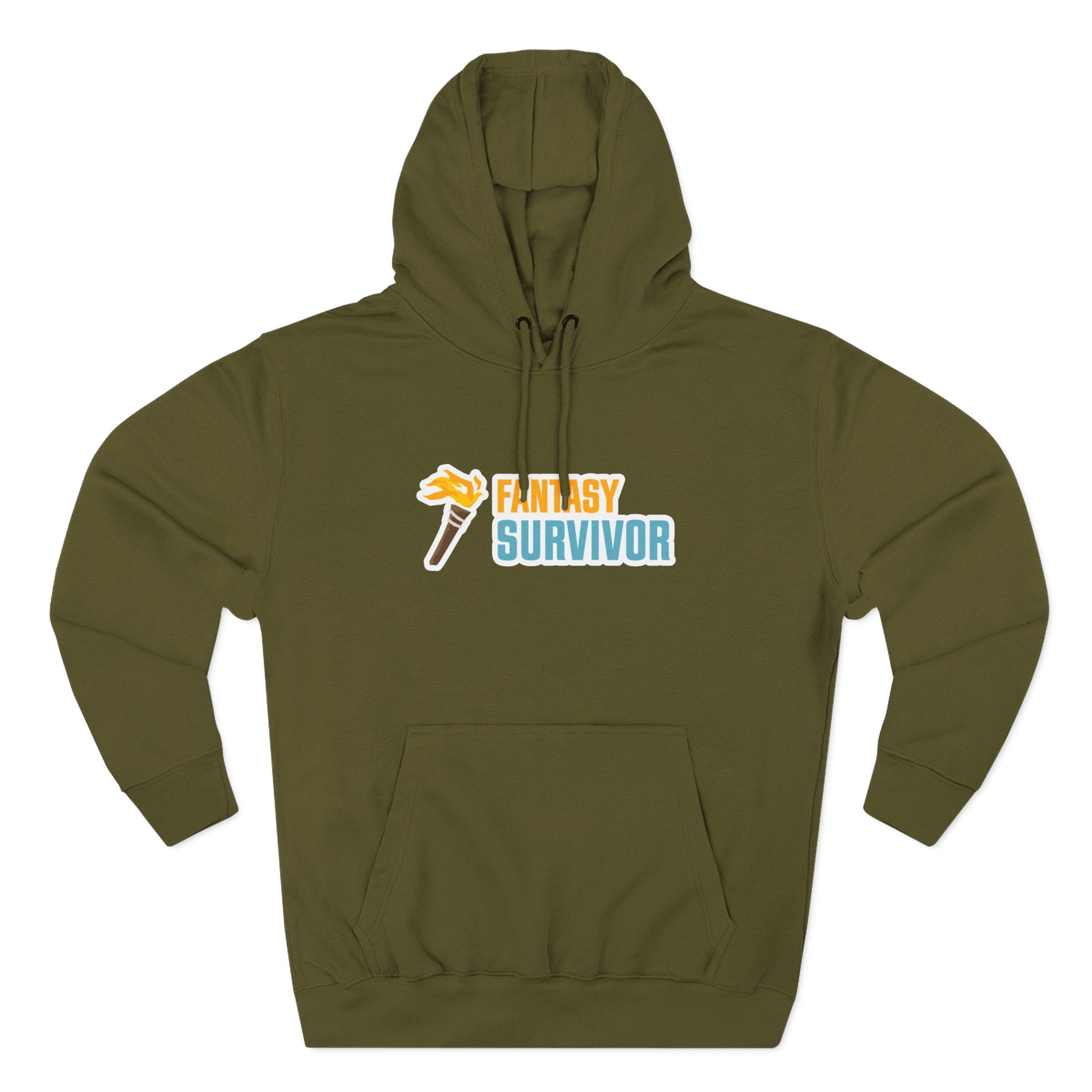 Fantasy Survivor Hoodie - Side Torch Logo