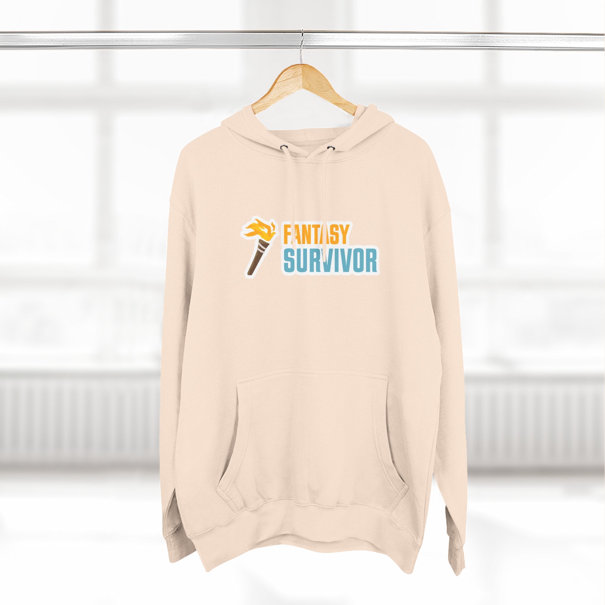 Fantasy Survivor Hoodie - Side Torch Logo