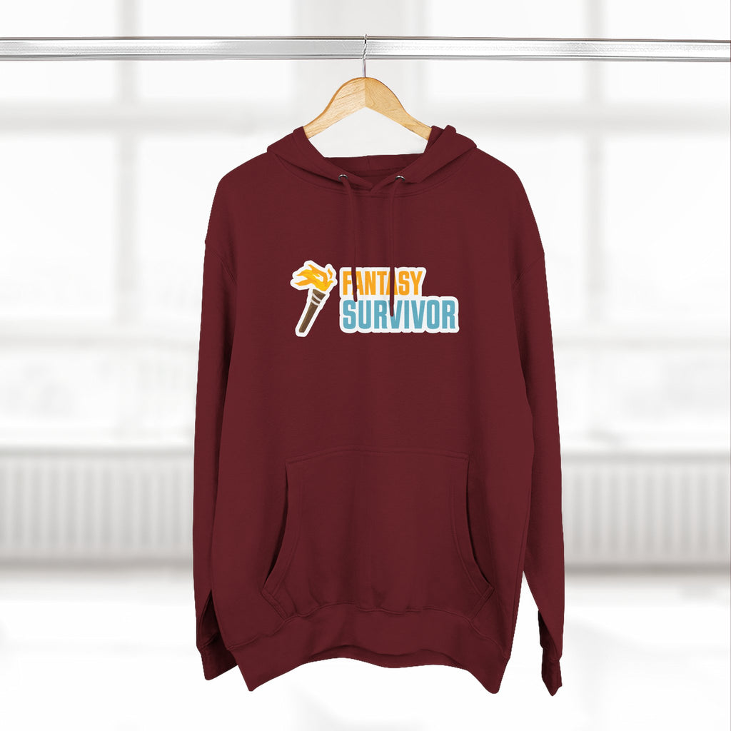 Fantasy Survivor Hoodie - Side Torch Logo