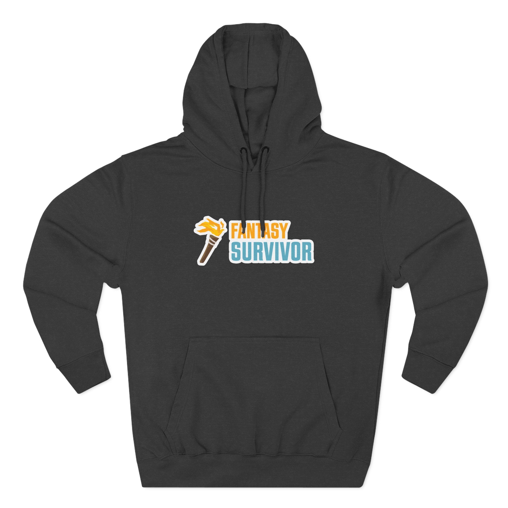 Fantasy Survivor Hoodie - Side Torch Logo