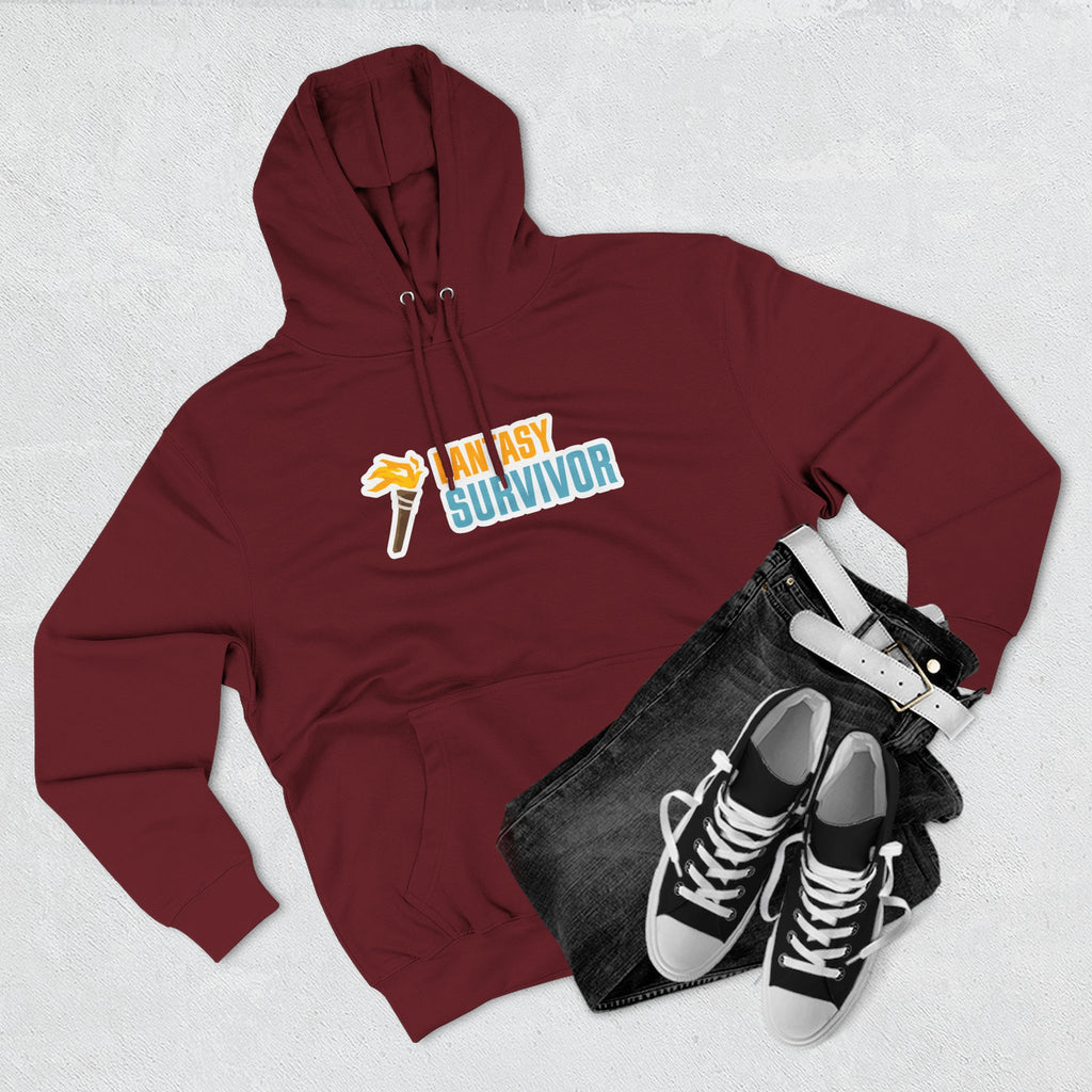 Fantasy Survivor Hoodie - Side Torch Logo