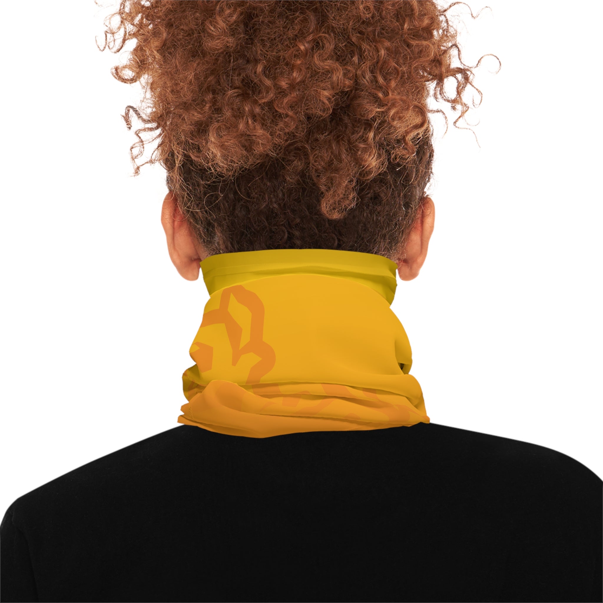 Yellow-Orange Fantasy Survivor neck gaiter