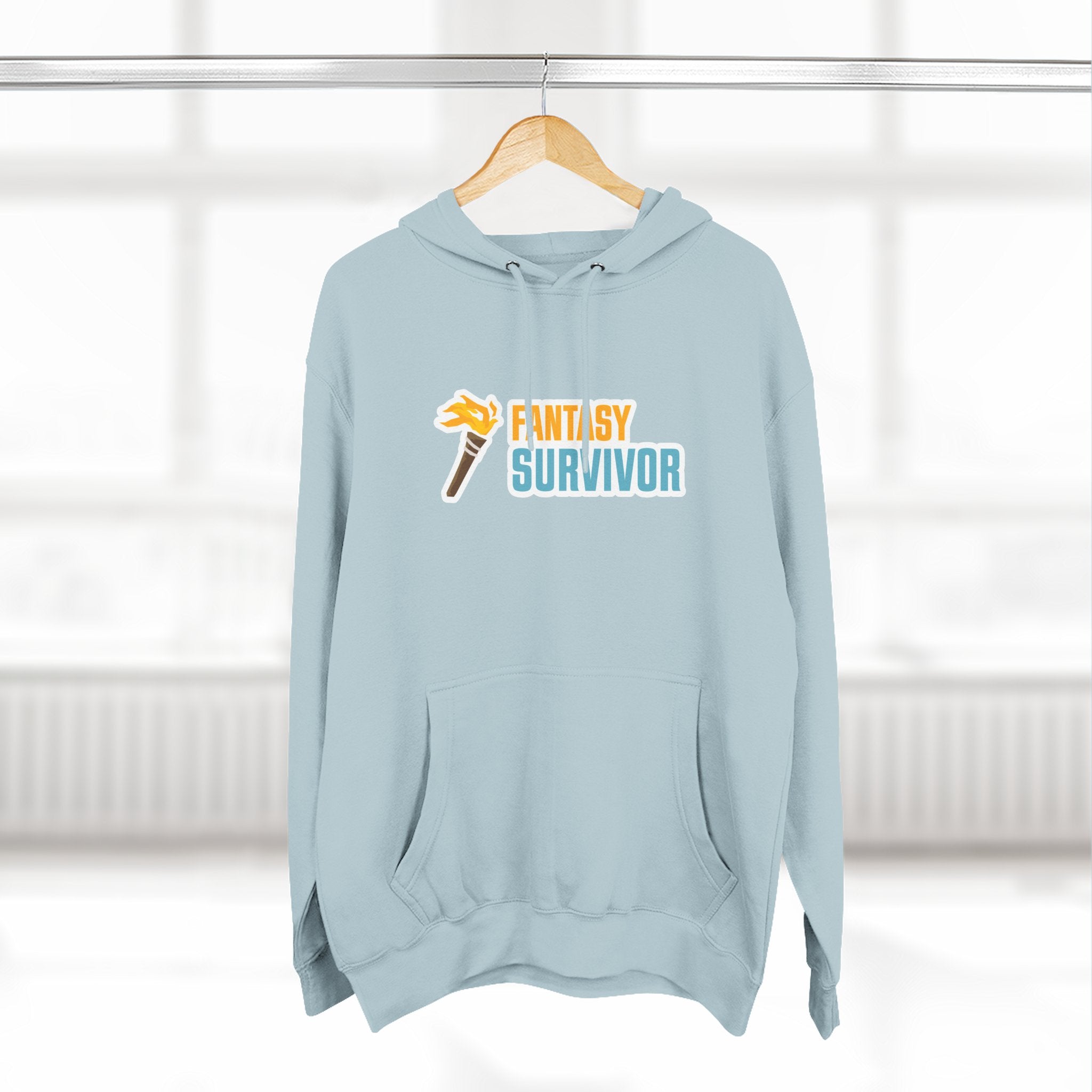 Fantasy Survivor Hoodie - Side Torch Logo