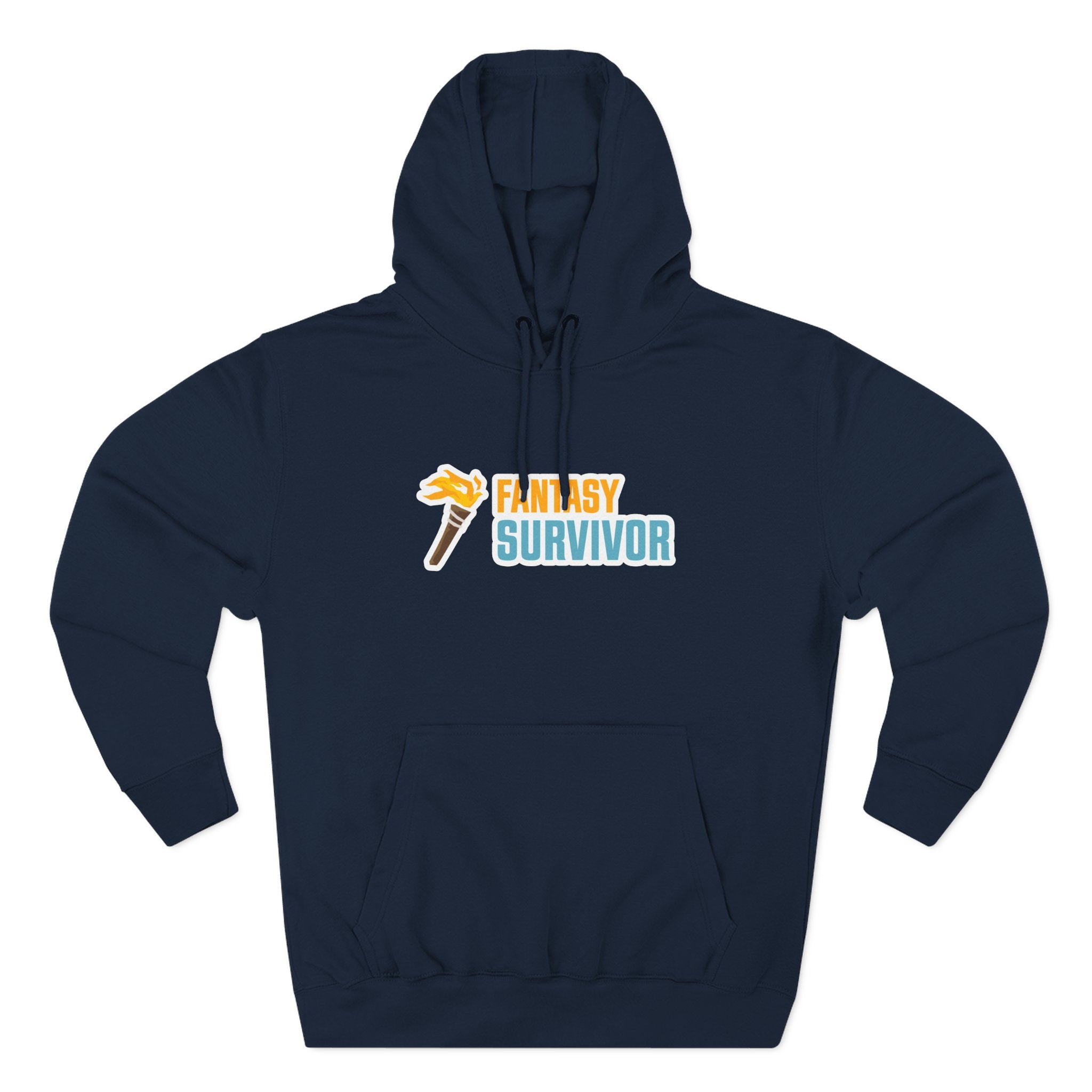 Fantasy Survivor Hoodie - Side Torch Logo
