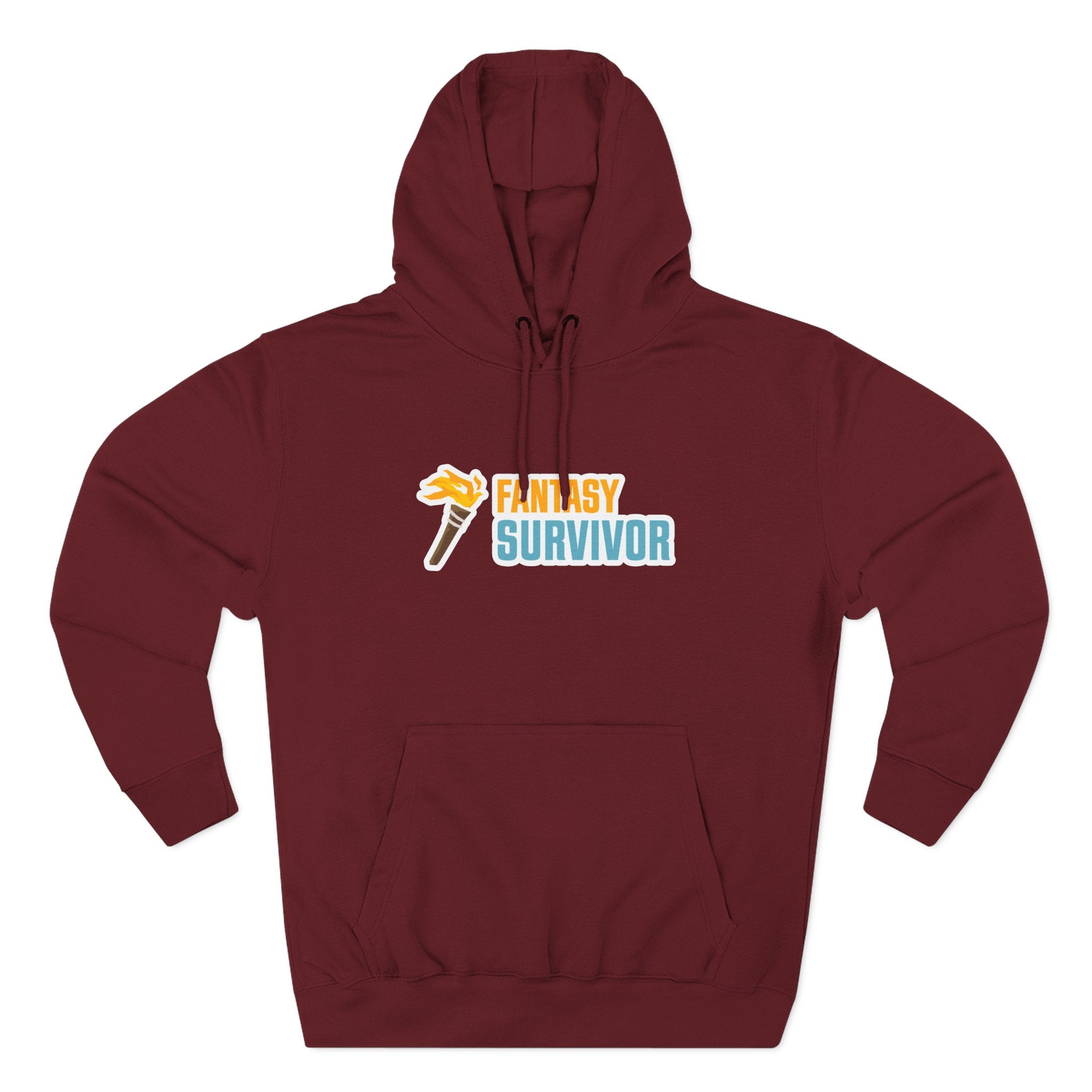 Fantasy Survivor Hoodie - Side Torch Logo