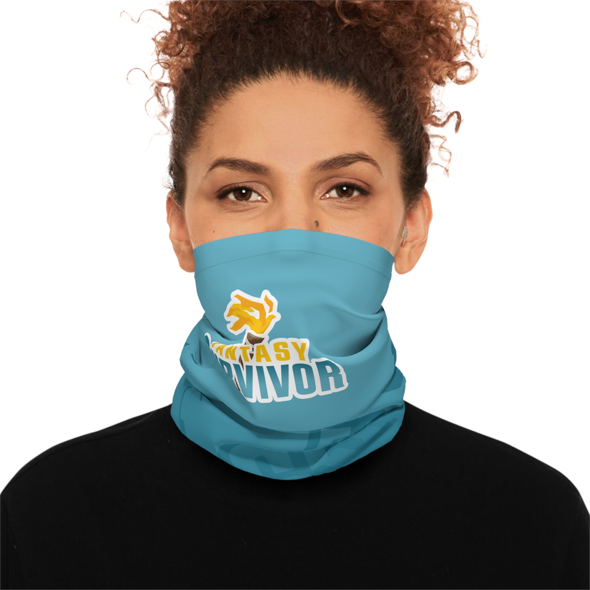 Blue Fantasy Survivor neck gaiter